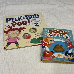 Children's Books Set - Peekaboo Poo and Poop There It Is